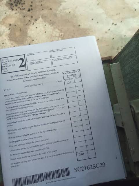WAEC GCE 2023 CIVIC EDUCATION QUESTION AND ANSWERS - Expo Pin